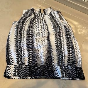 Calvin Klein sleeveless blouse halter neck Large